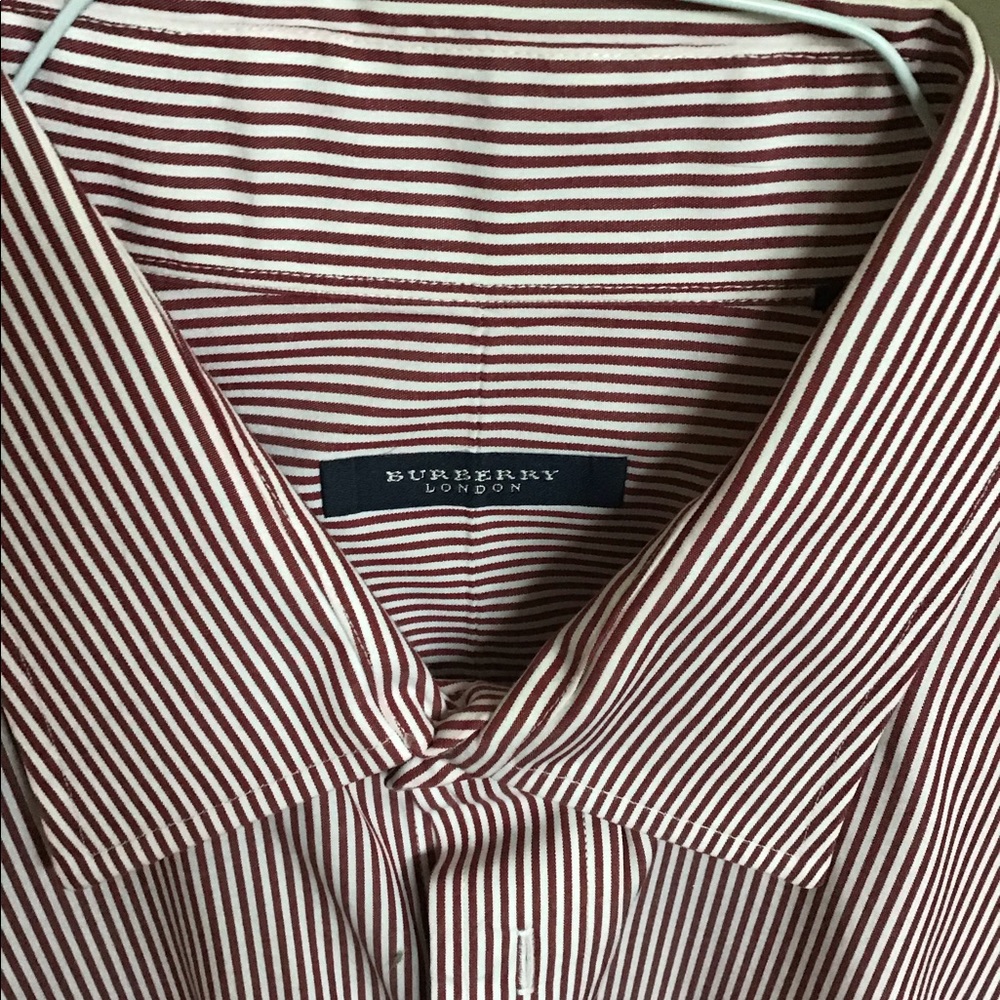 Burberry Dress Shirt. 17/36 - Picture 2 of 5